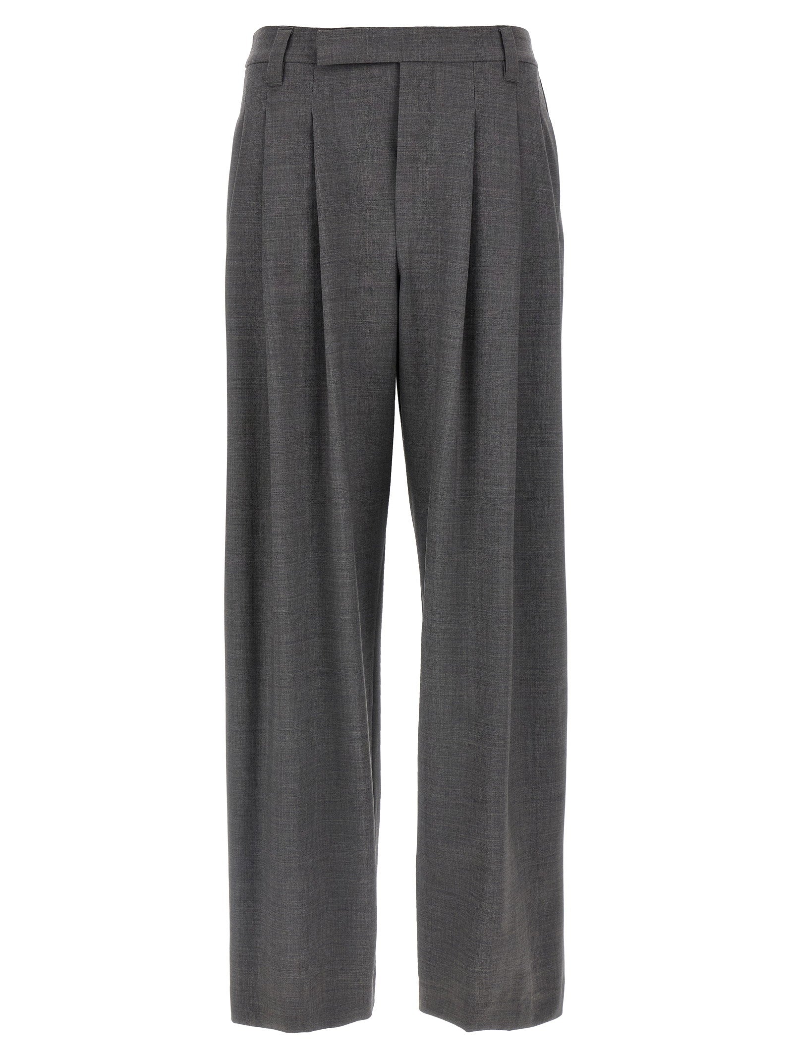 Brunello Cucinelli Sartorial Baggy Pants Gray