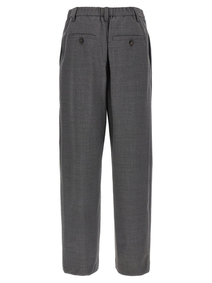 Brunello Cucinelli Sartorial Baggy Pants Gray