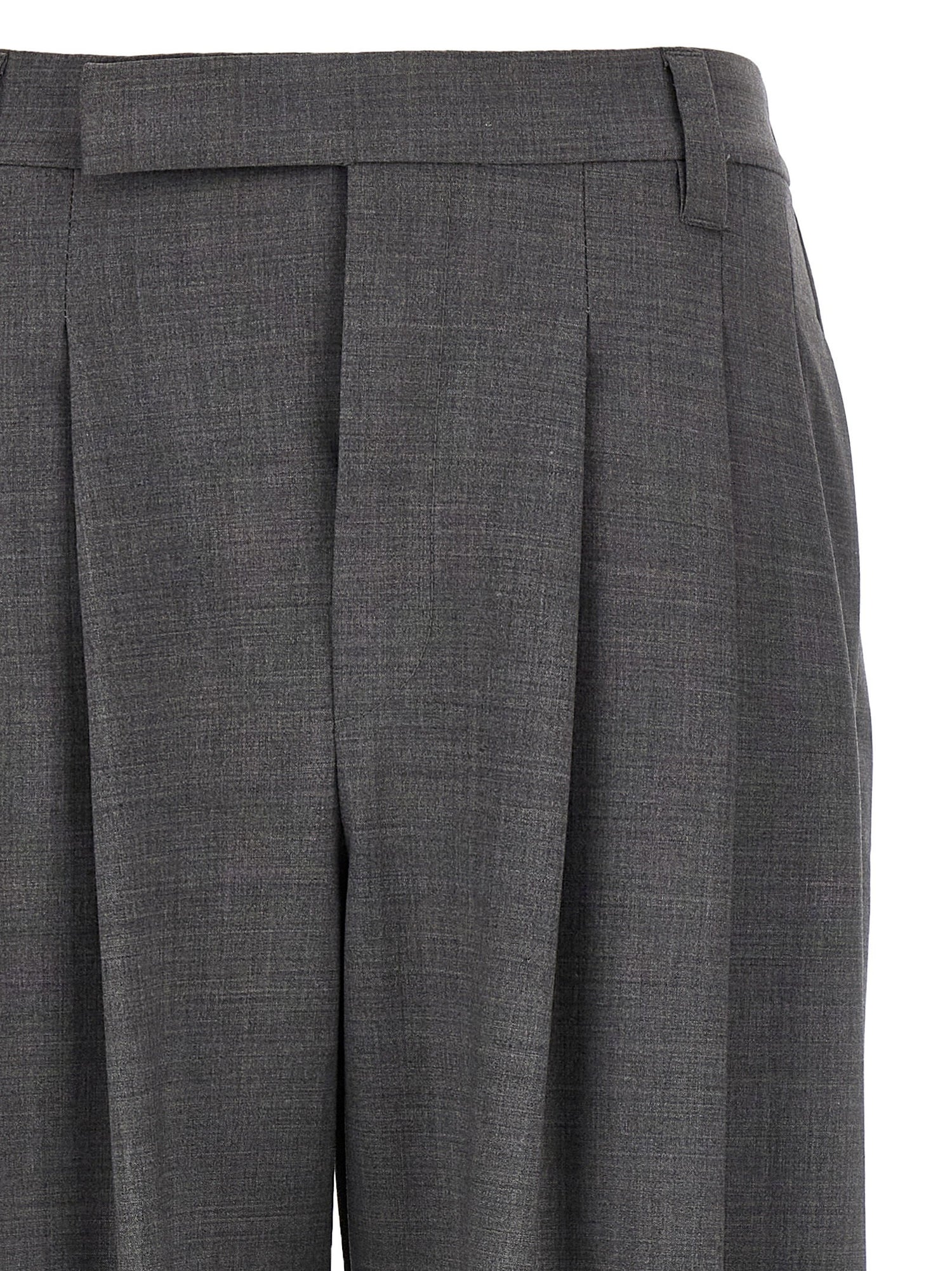 Brunello Cucinelli Sartorial Baggy Pants Gray