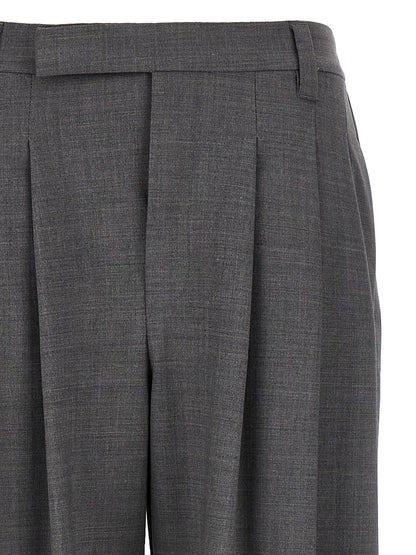 Brunello Cucinelli Sartorial Baggy Pants Gray