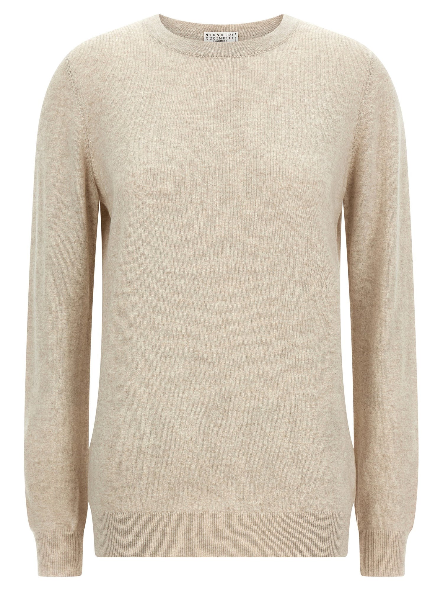 Brunello Cucinelli Cashmere Sweater Beige