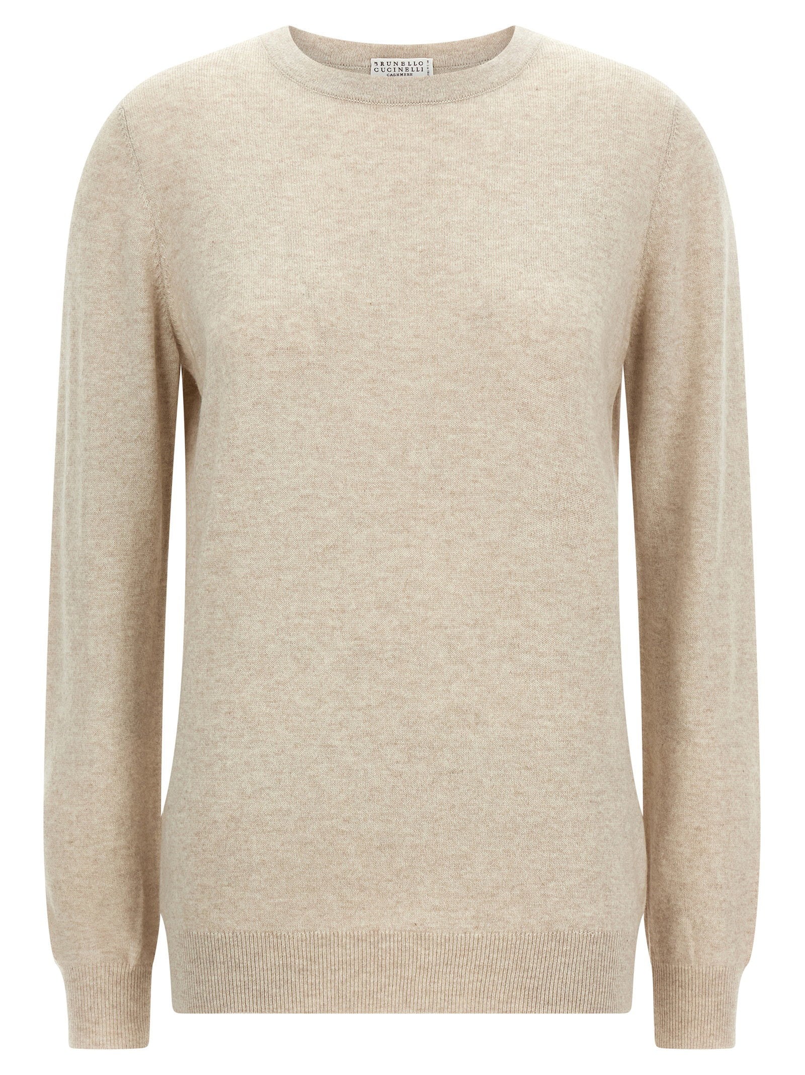 Brunello Cucinelli Cashmere Sweater Beige