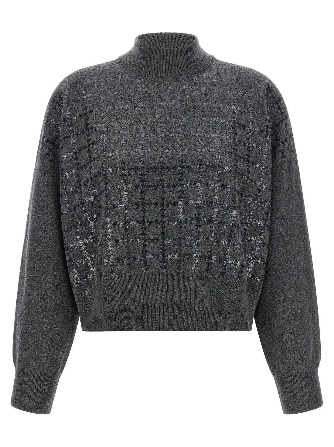Brunello Cucinelli Cashmere Sweater Gray