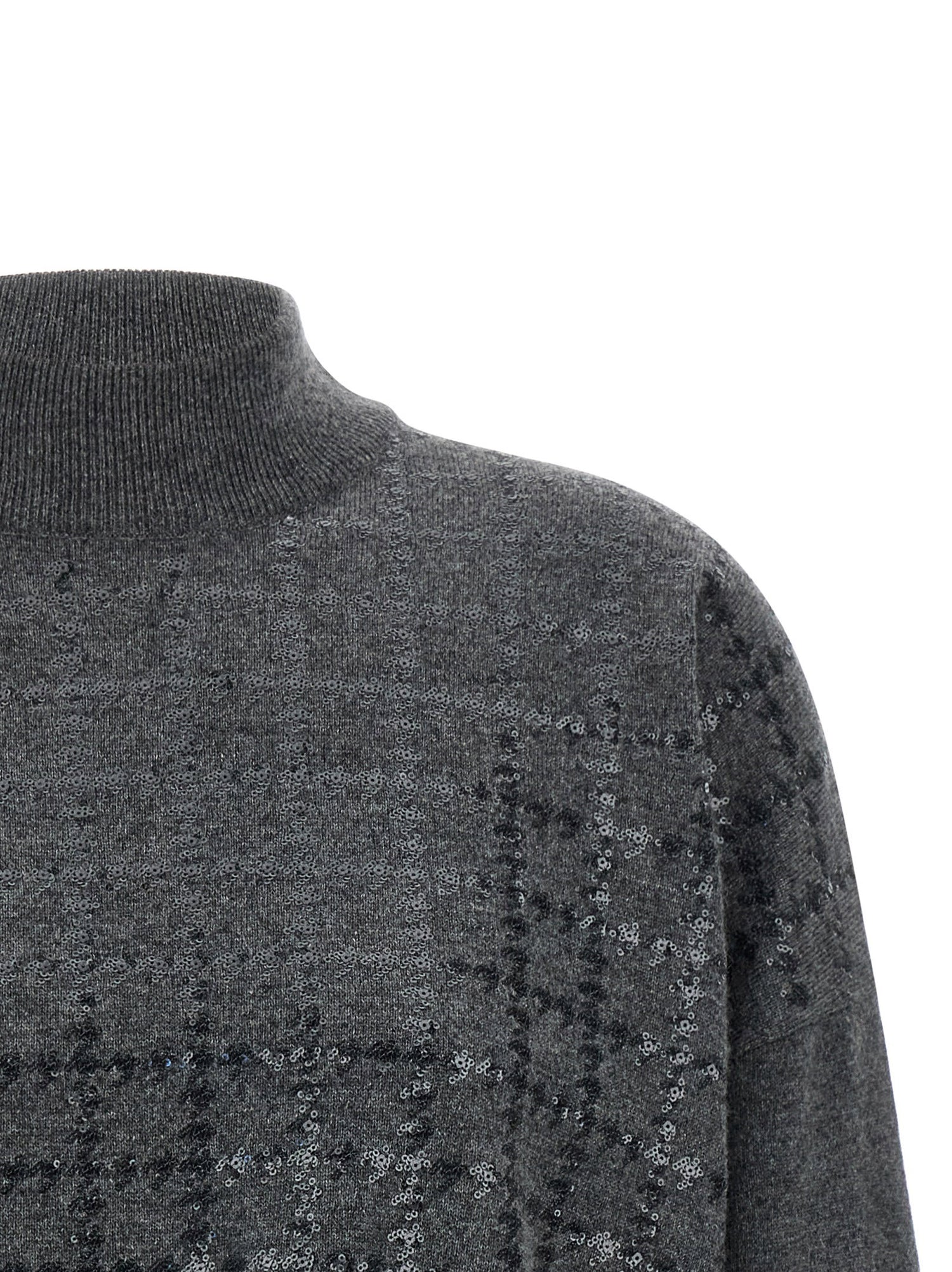 Brunello Cucinelli Cashmere Sweater Gray