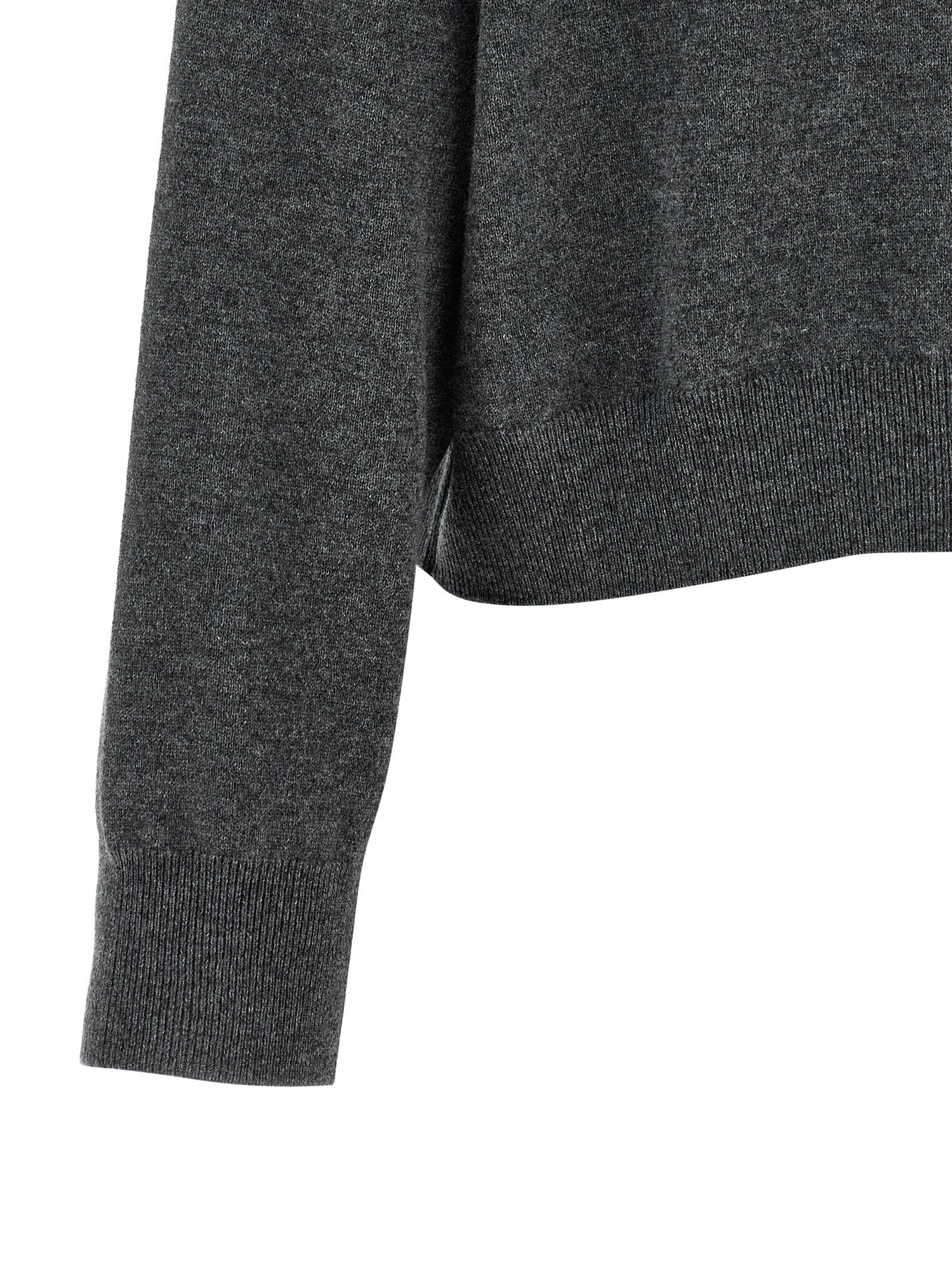 Brunello Cucinelli Cashmere Sweater Gray