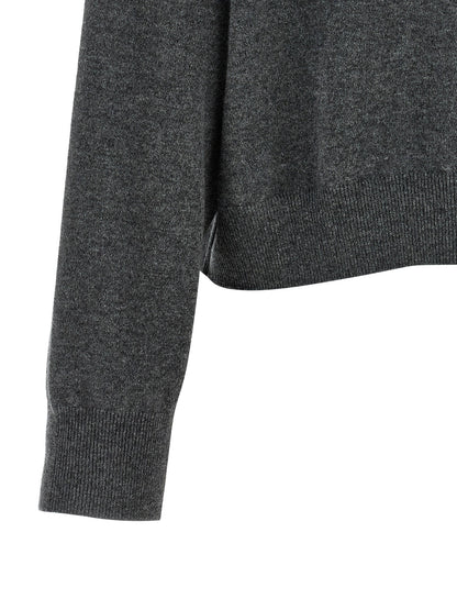 Brunello Cucinelli Cashmere Sweater Gray