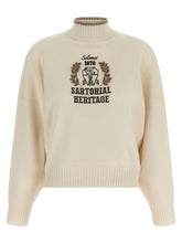 Brunello Cucinelli Heraldic Embroidery Sweater Beige