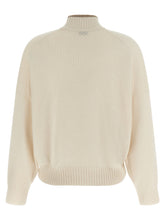 Brunello Cucinelli Heraldic Embroidery Sweater Beige