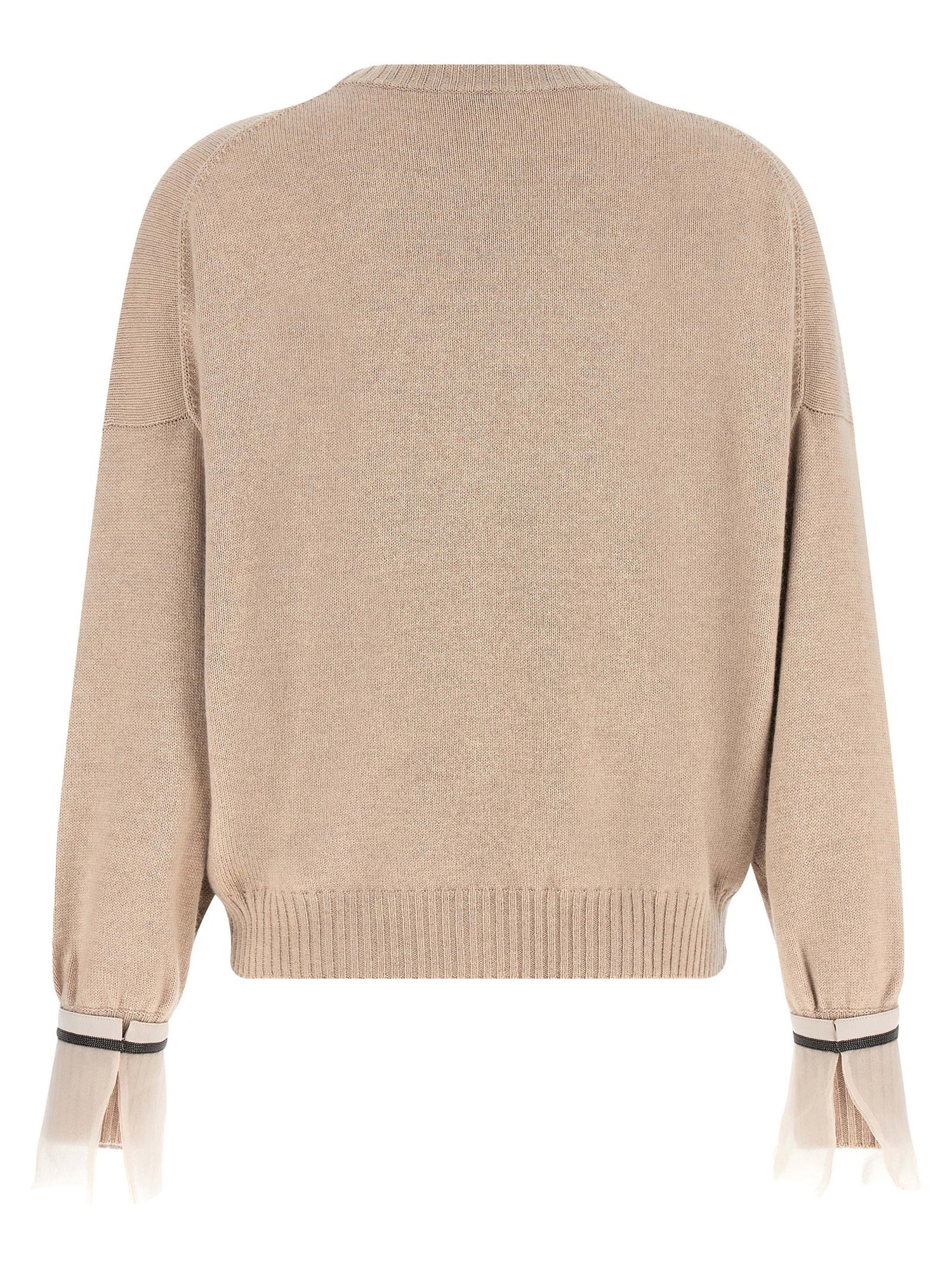 Brunello Cucinelli Removable Monile Cuffs Beige