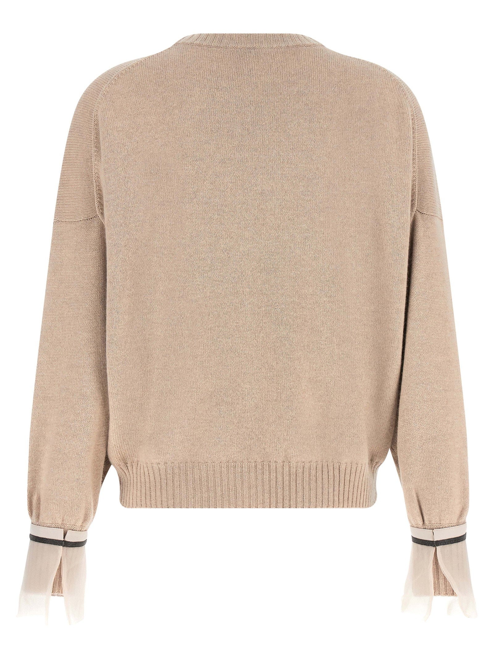 Brunello Cucinelli Removable Monile Cuffs Beige