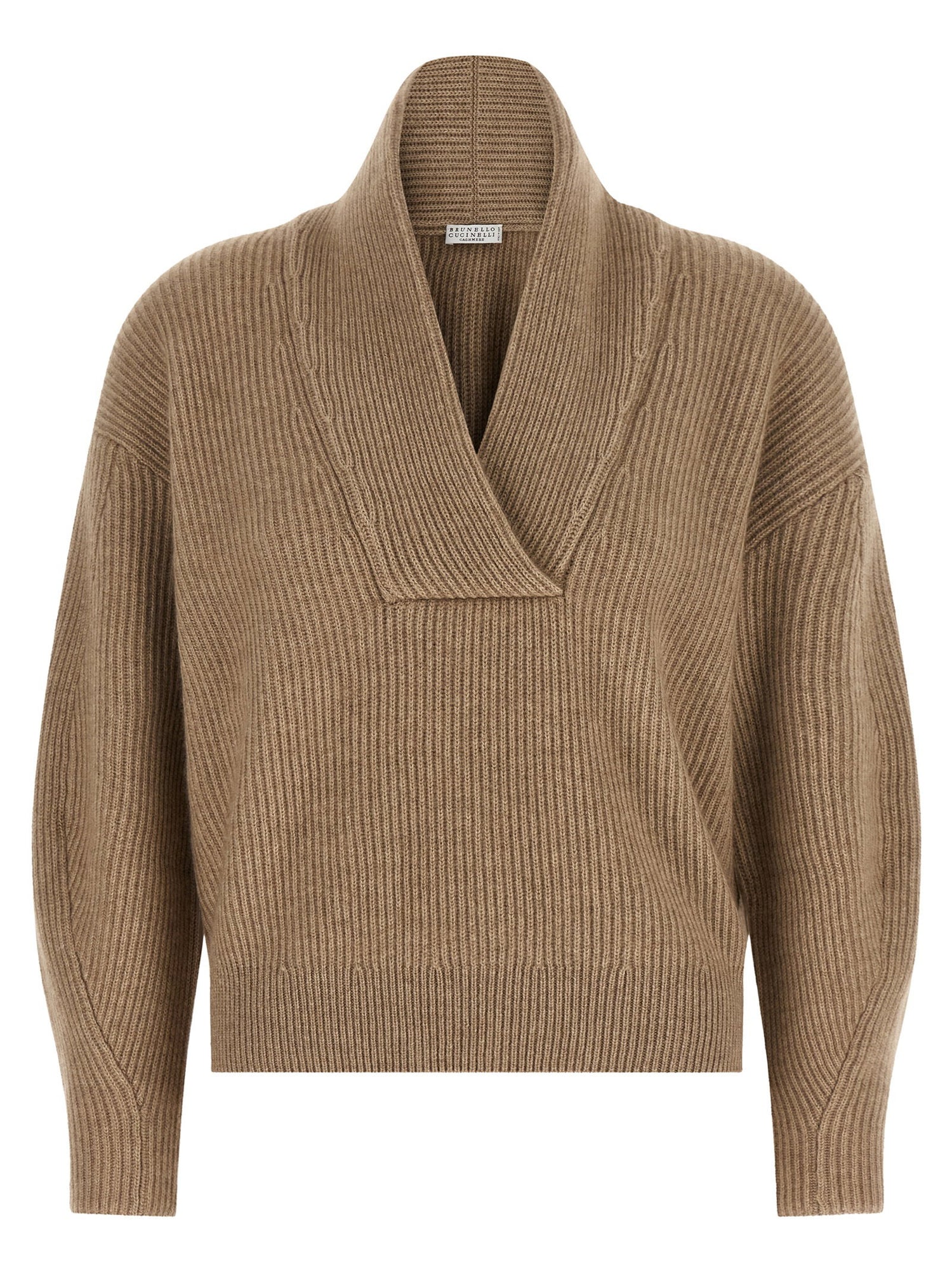 Brunello Cucinelli English Rib Jersey Beige