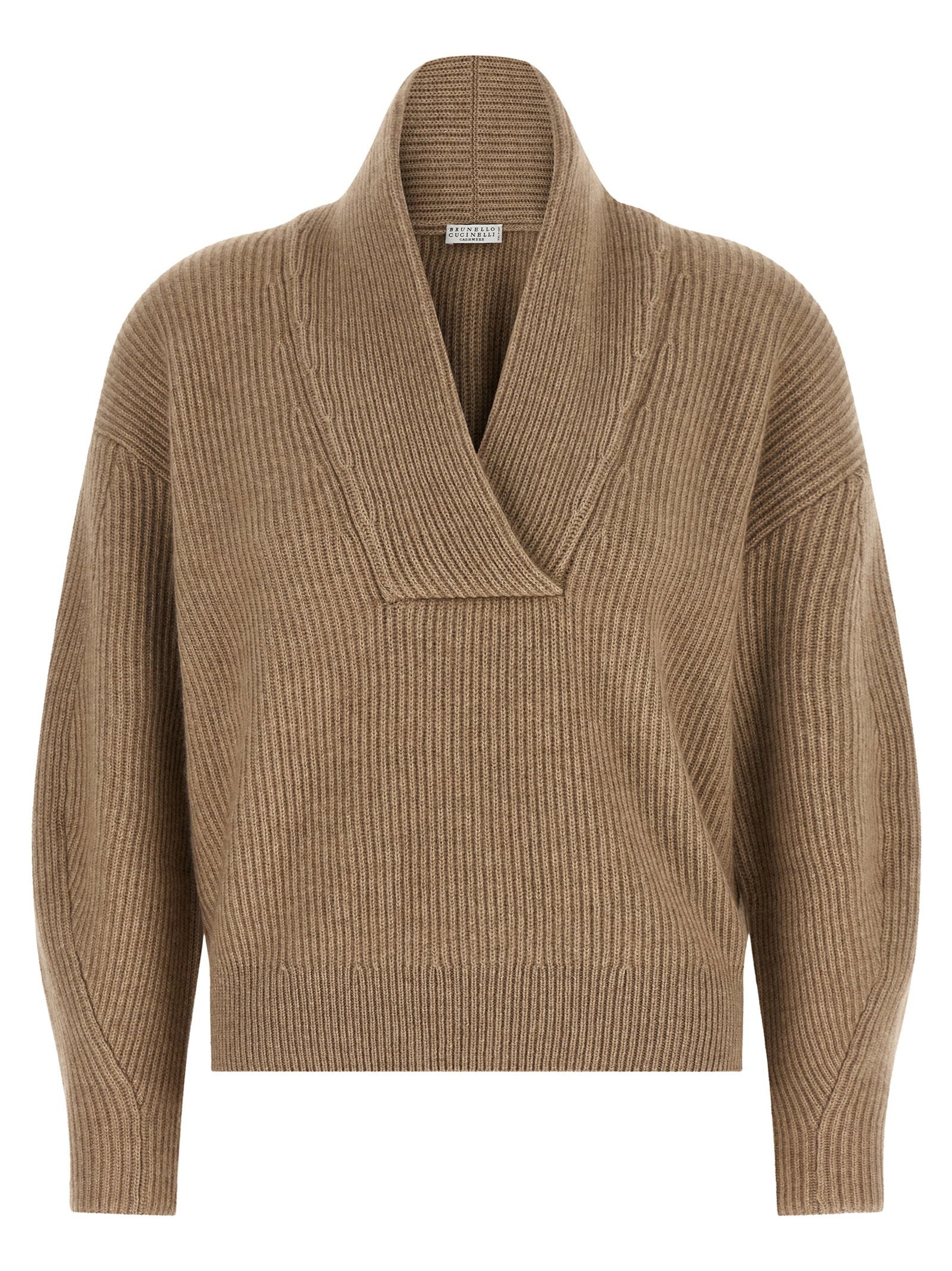 Brunello Cucinelli English Rib Jersey Beige