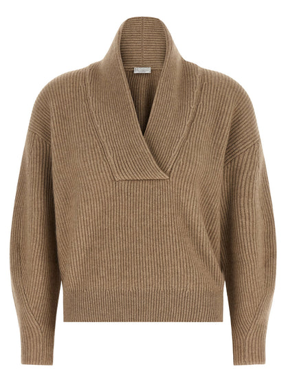 Brunello Cucinelli English Rib Jersey Beige