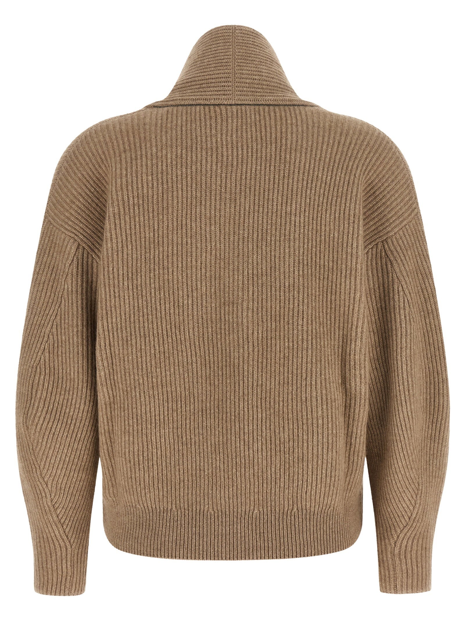 Brunello Cucinelli English Rib Jersey Beige