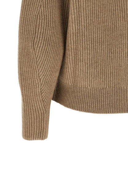 Brunello Cucinelli English Rib Jersey Beige
