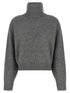 Brunello Cucinelli English Ribbed Sweater Gray