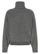 Brunello Cucinelli English Ribbed Sweater Gray