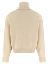 Brunello Cucinelli English Ribbed Sweater White