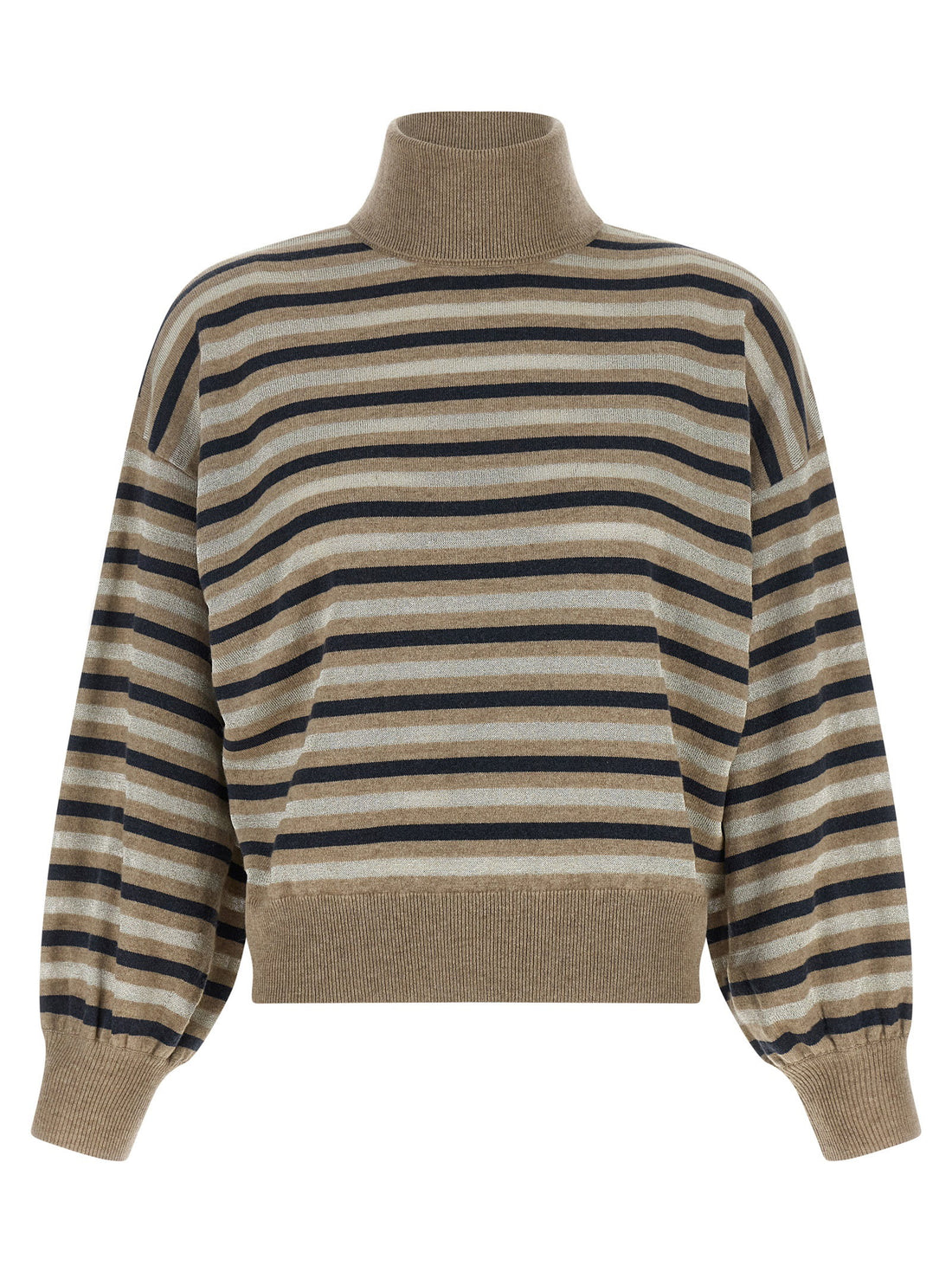 Brunello Cucinelli Sparkling Stripes Sweater Multicolor