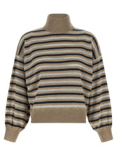 Brunello Cucinelli Sparkling Stripes Sweater Multicolor