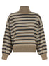 Brunello Cucinelli Sparkling Stripes Sweater Multicolor