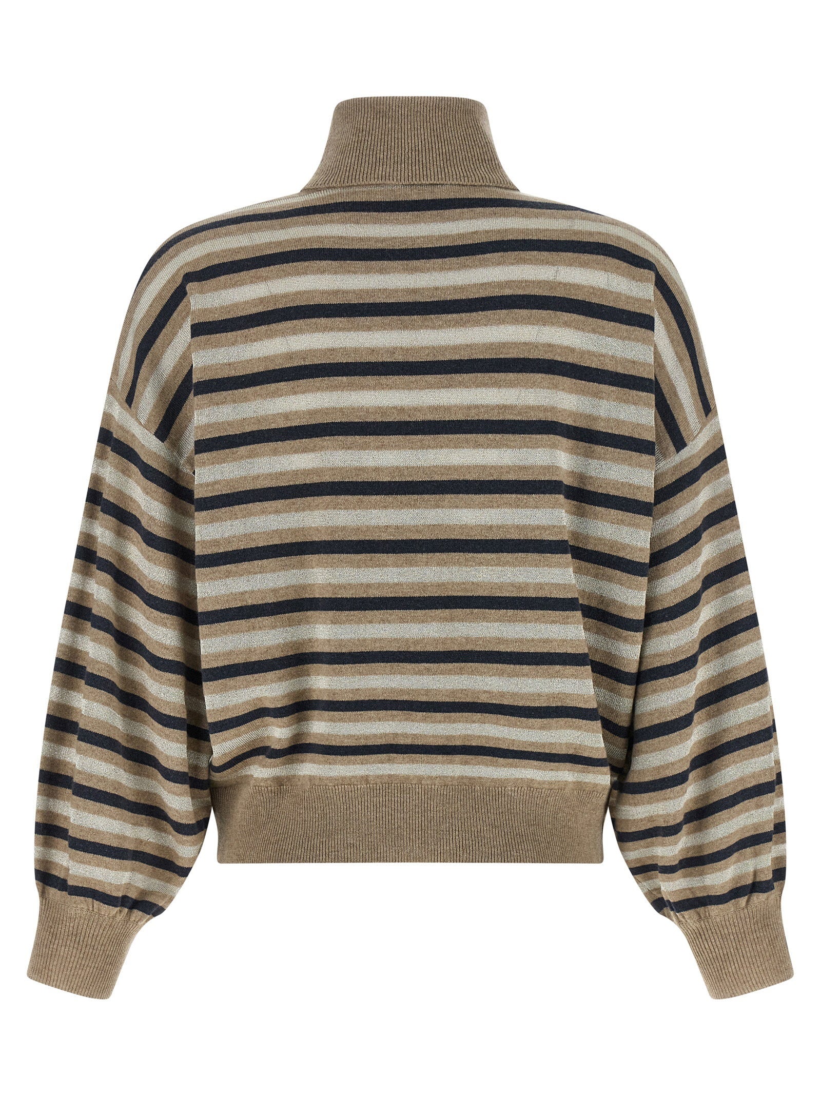 Brunello Cucinelli Sparkling Stripes Sweater Multicolor