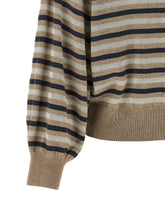 Brunello Cucinelli Sparkling Stripes Sweater Multicolor