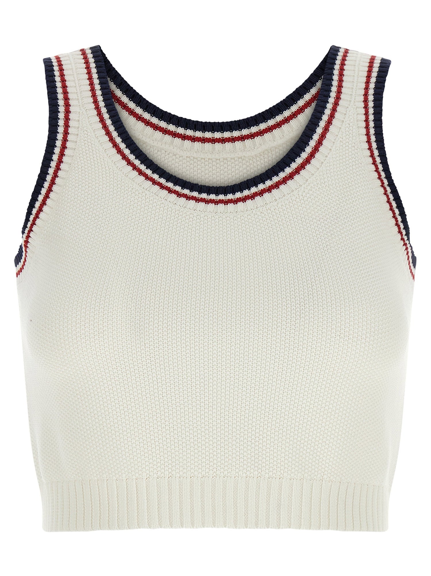 Brunello Cucinelli Crop Top - Active Line White
