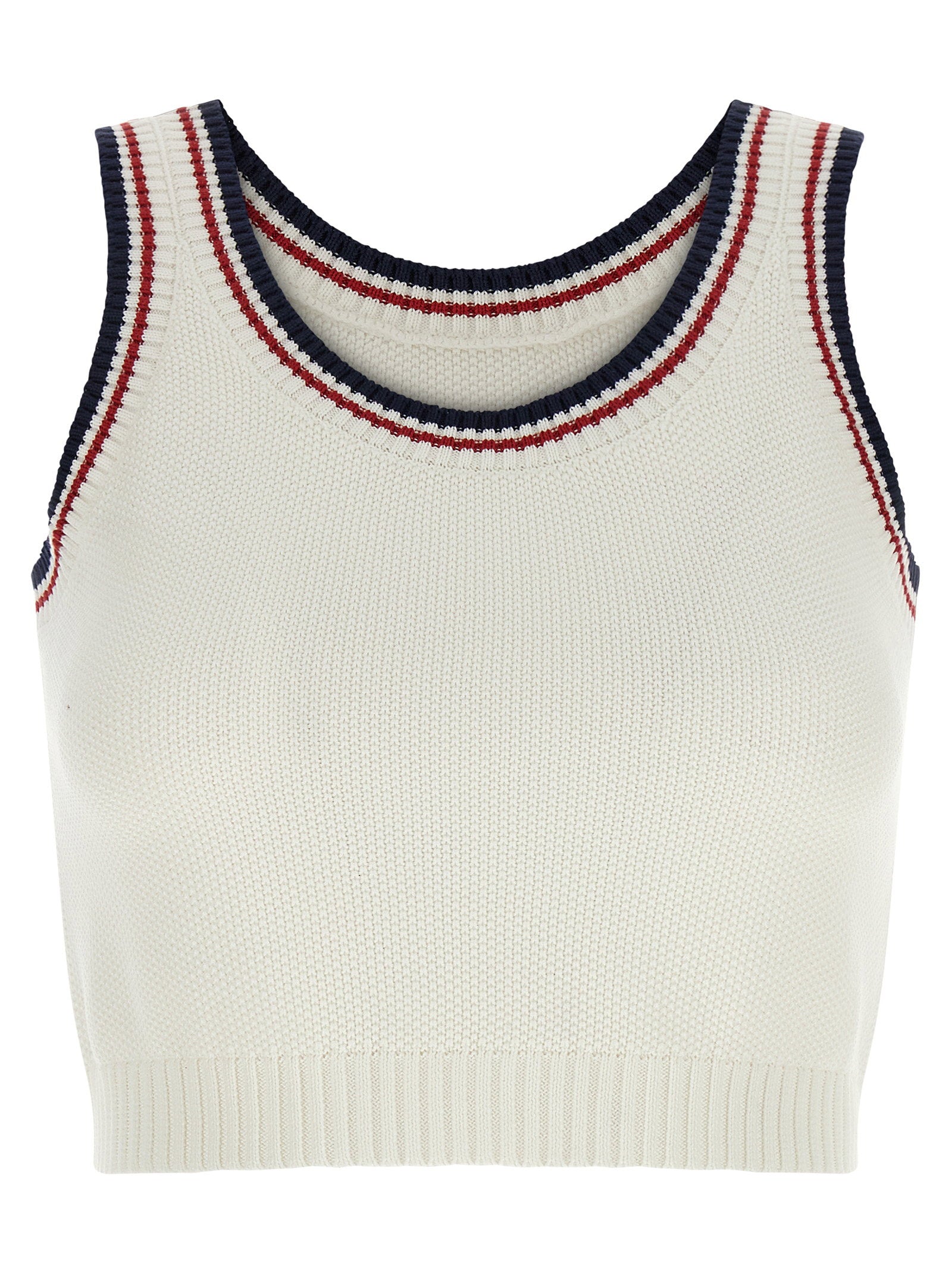 Brunello Cucinelli Crop Top - Active Line White