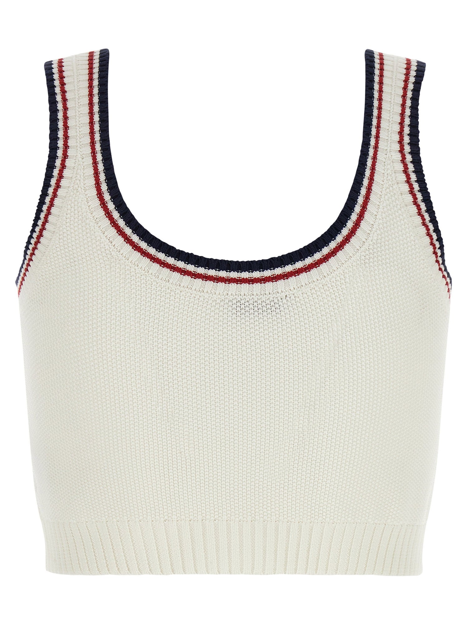 Brunello Cucinelli Crop Top - Active Line White