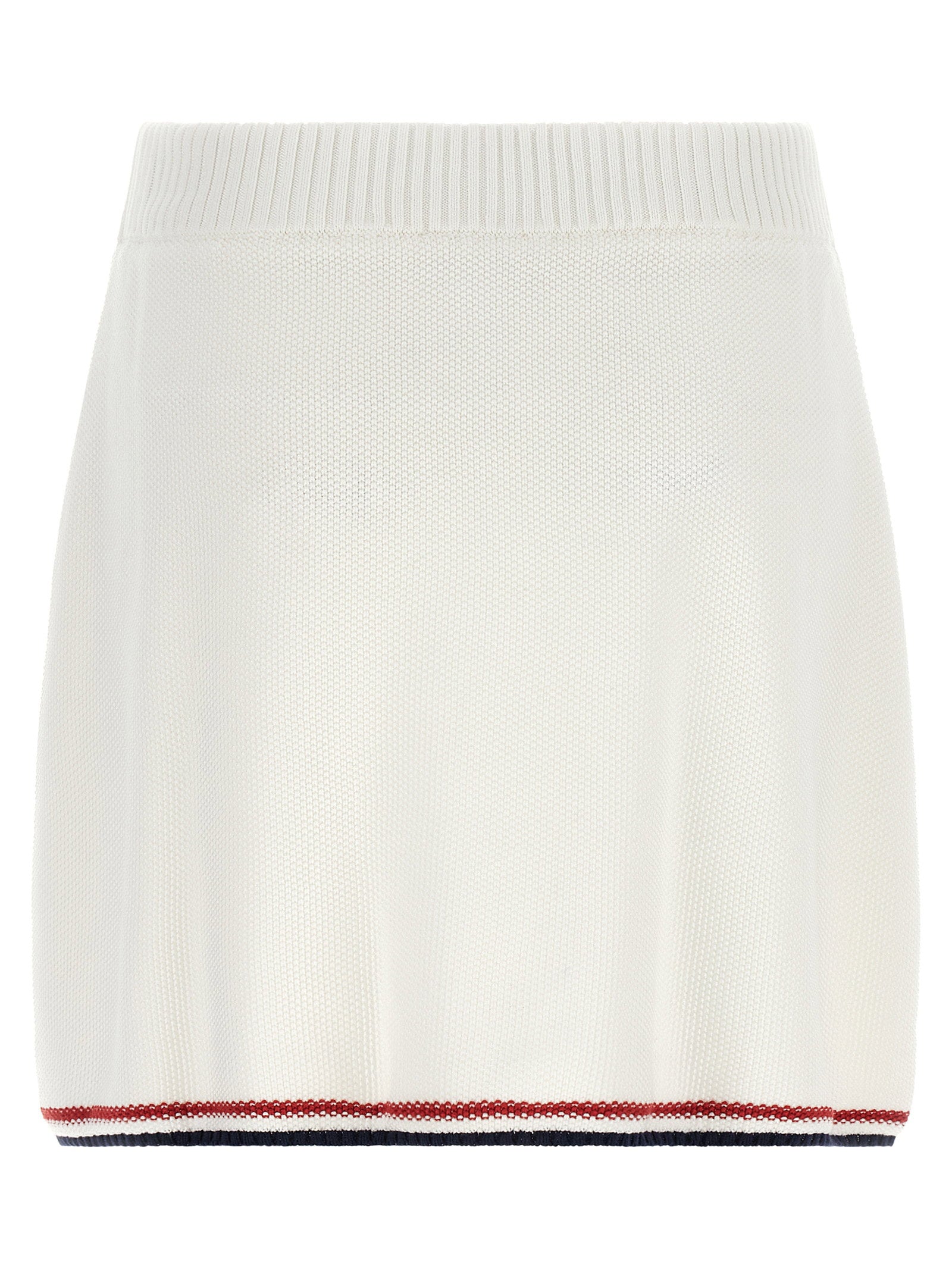 Brunello Cucinelli Piquet-effect Skirt - Active Line White
