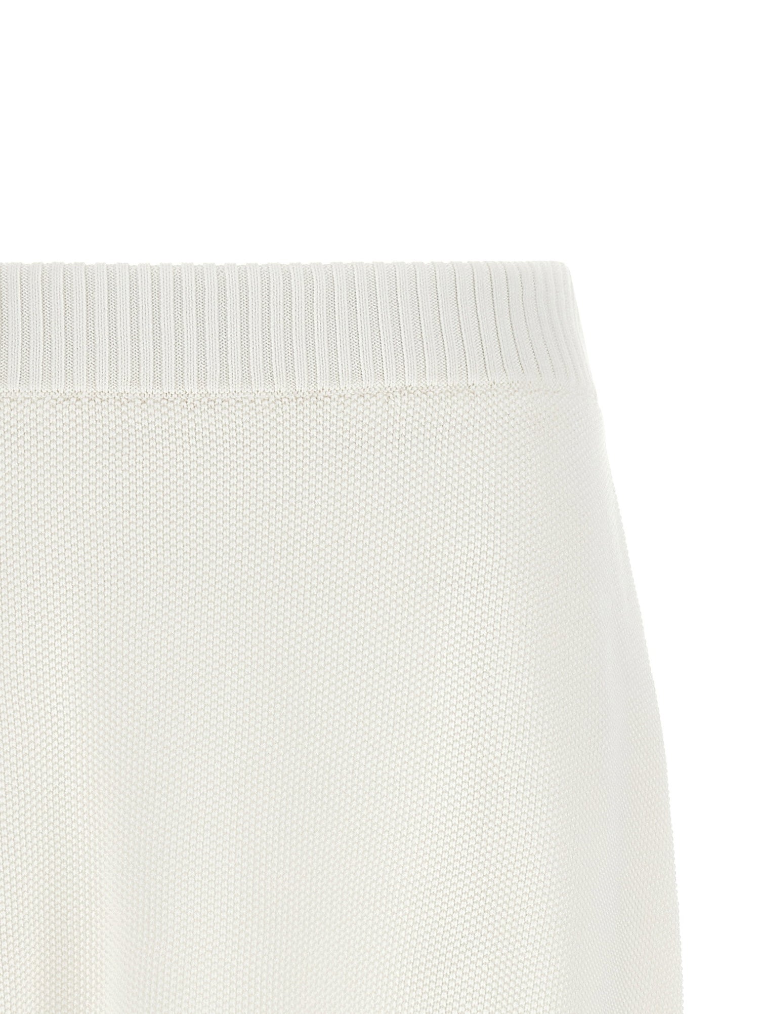 Brunello Cucinelli Piquet-effect Skirt - Active Line White