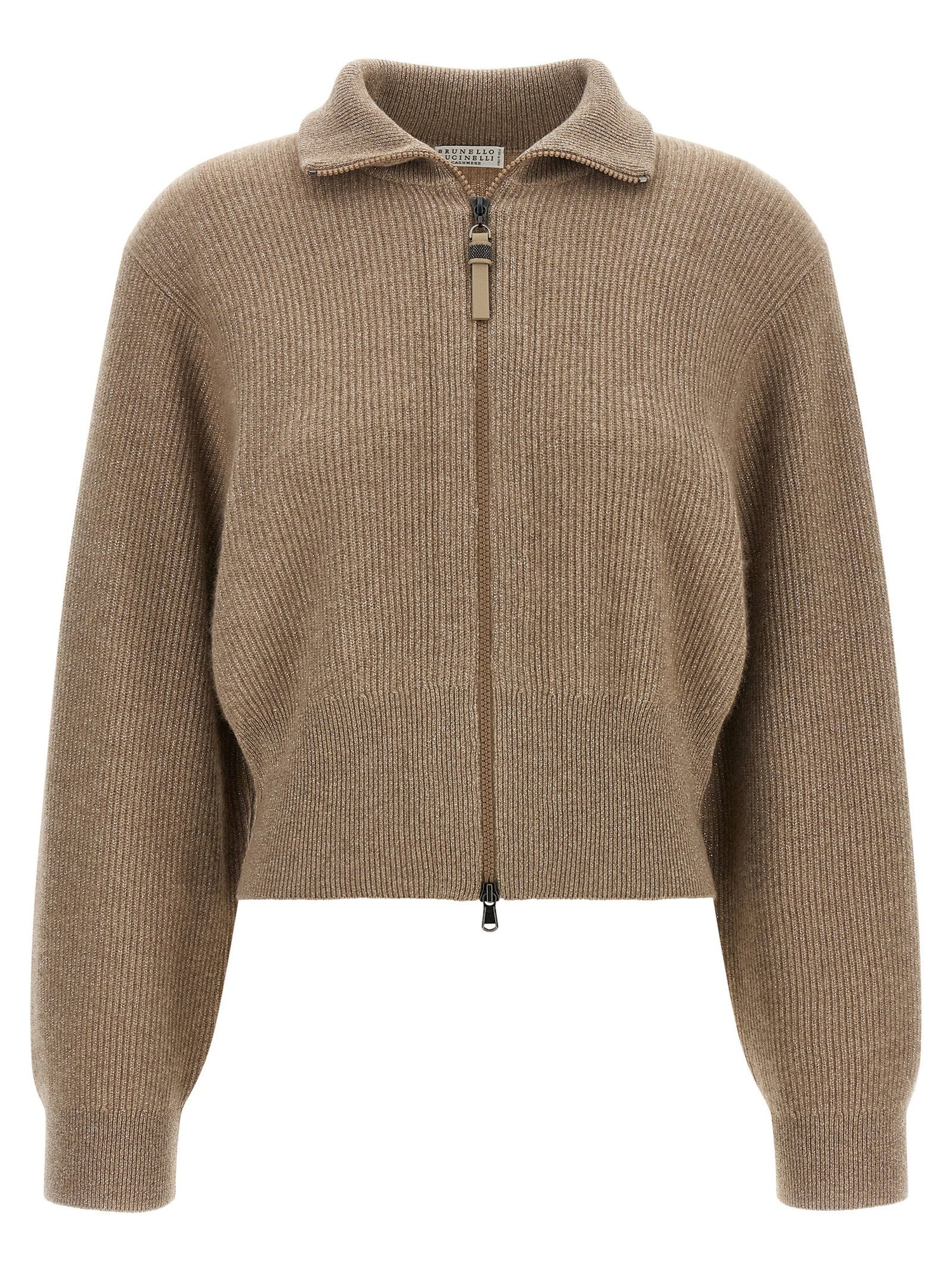 Brunello Cucinelli Sparkling Cardigan Brown
