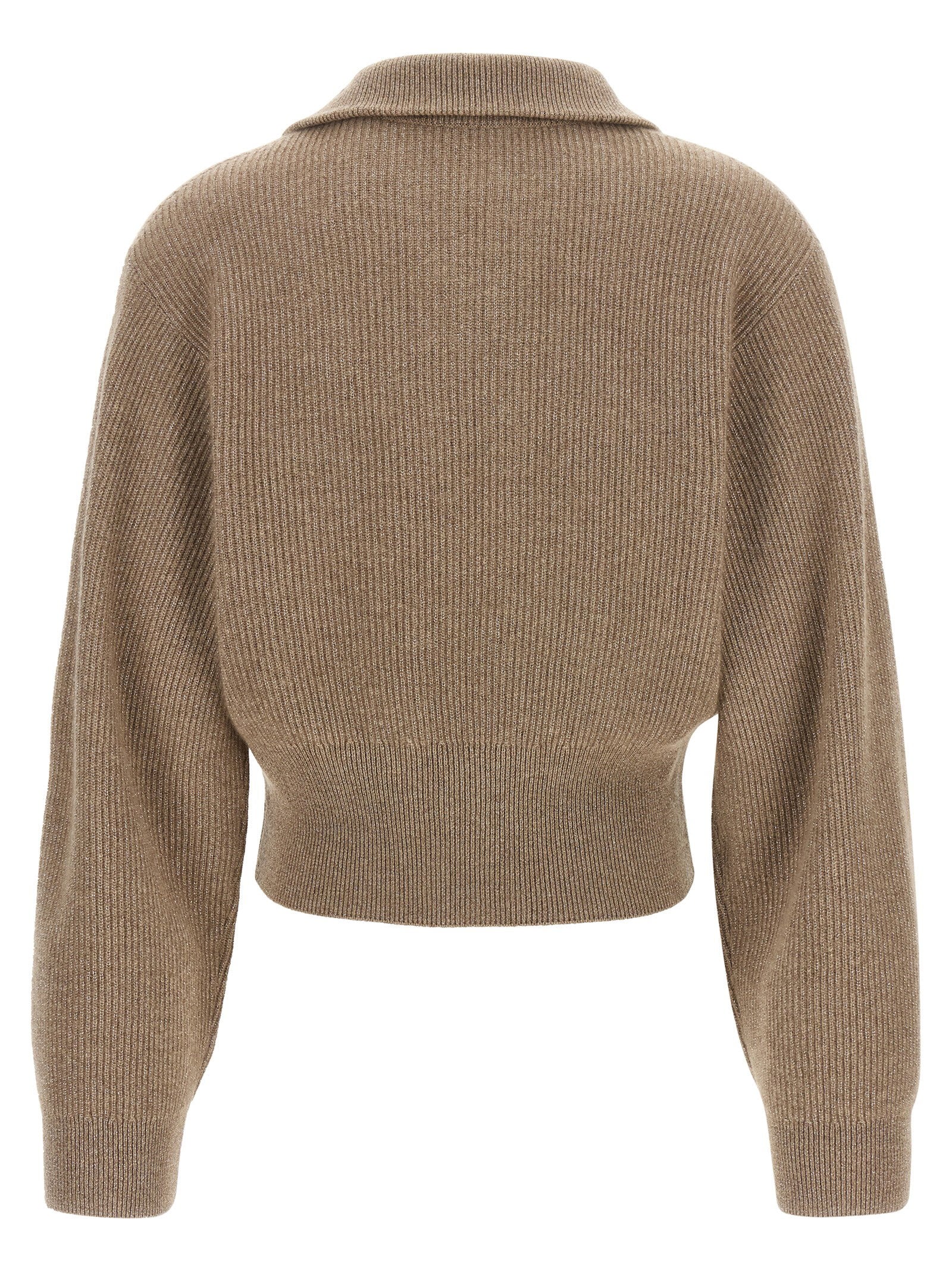 Brunello Cucinelli Sparkling Cardigan Brown