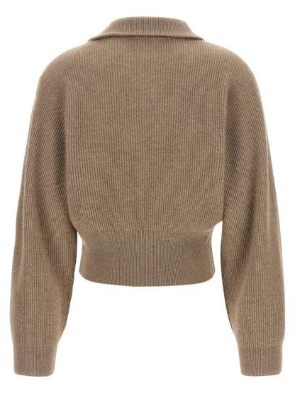 Brunello Cucinelli Sparkling Cardigan Brown