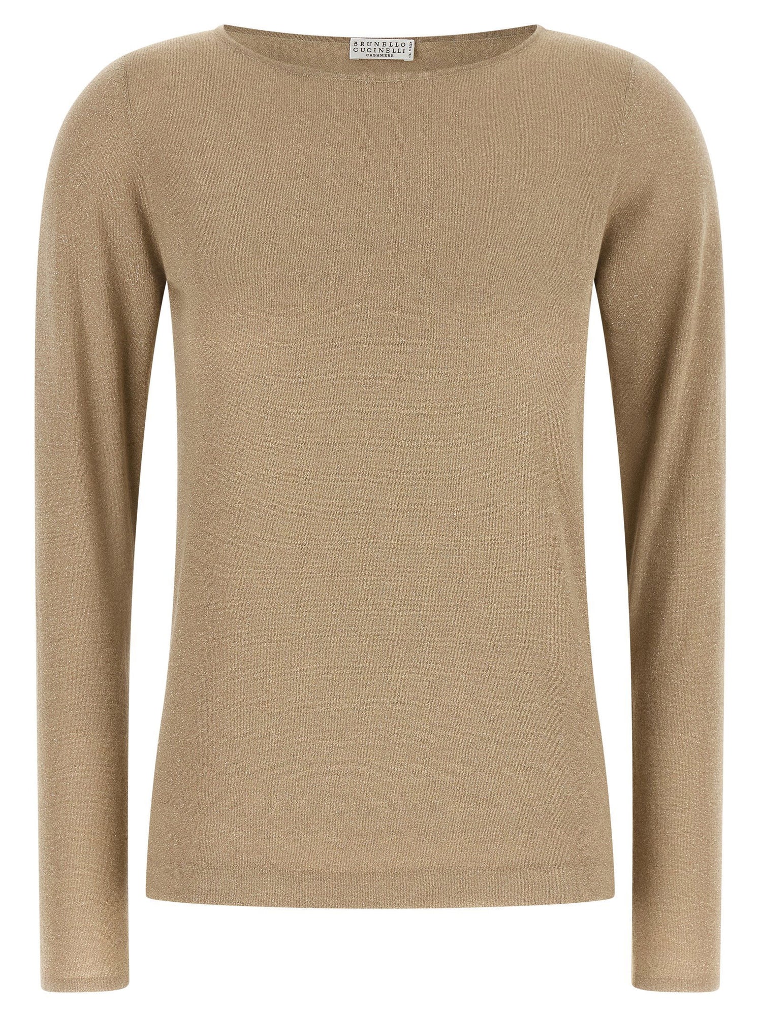 Brunello Cucinelli Sparkling Sweater Beige