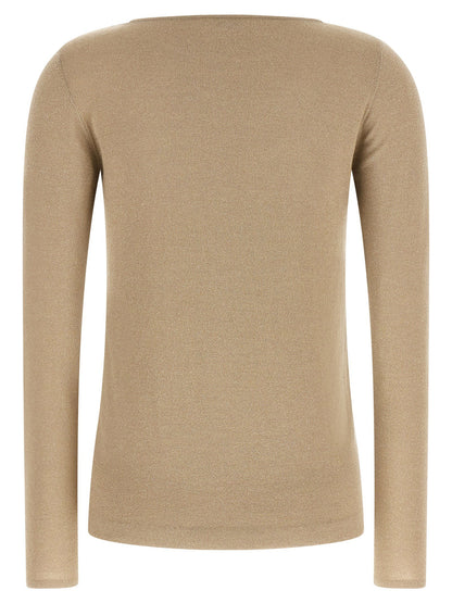 Brunello Cucinelli Sparkling Sweater Beige