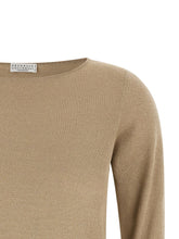 Brunello Cucinelli Sparkling Sweater Beige