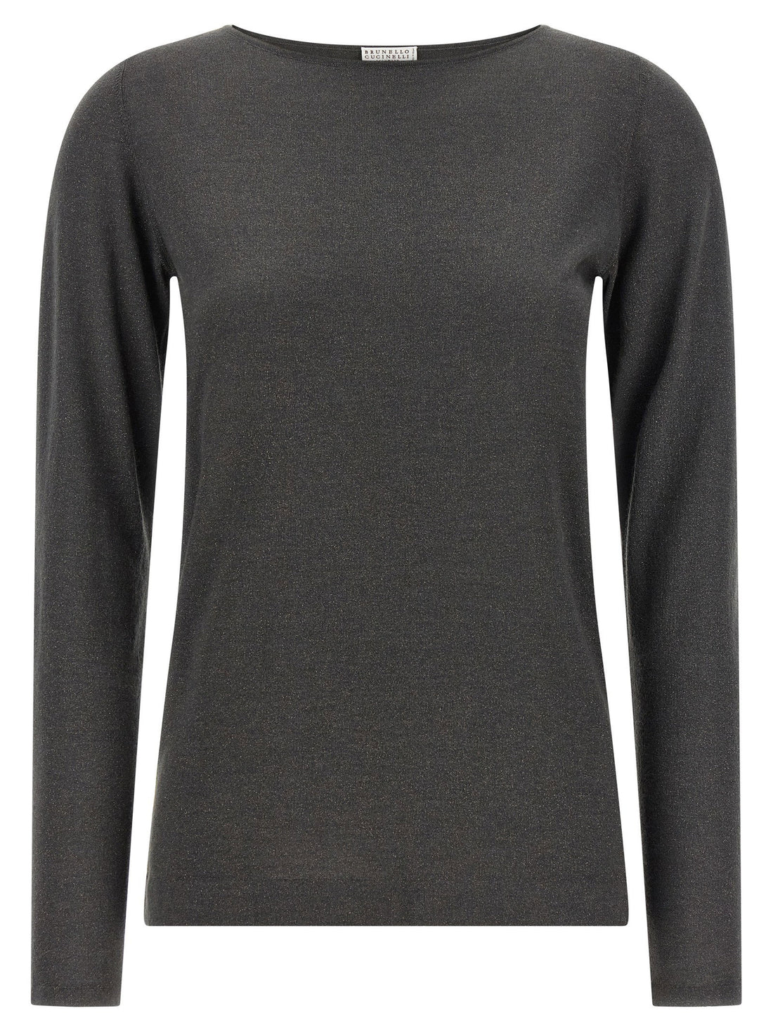 Brunello Cucinelli Sparkling Sweater Gray