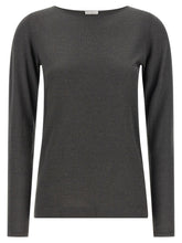 Brunello Cucinelli Sparkling Sweater Gray