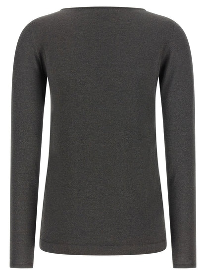 Brunello Cucinelli Sparkling Sweater Gray