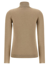 Brunello Cucinelli Sparkling Turtleneck Sweater Beige