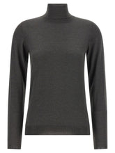 Brunello Cucinelli Sparkling Turtleneck Sweater Gray