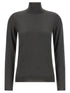 Brunello Cucinelli Sparkling Turtleneck Sweater Gray
