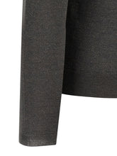 Brunello Cucinelli Sparkling Turtleneck Sweater Gray