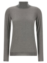 Brunello Cucinelli Sparkling Turtleneck Sweater Gray