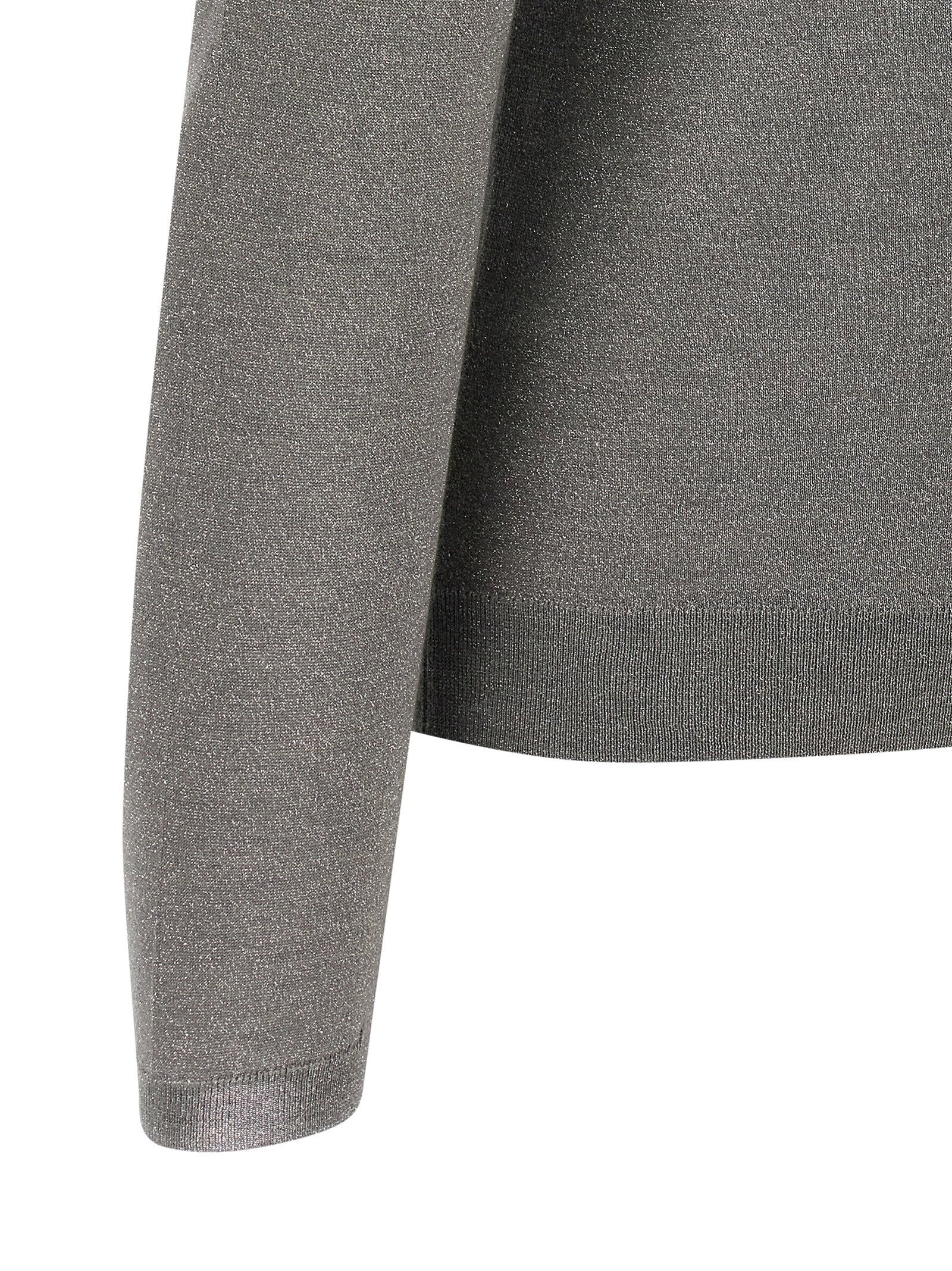 Brunello Cucinelli Sparkling Turtleneck Sweater Gray