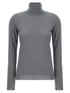 Brunello Cucinelli Sparkling Turtleneck Sweater Gray