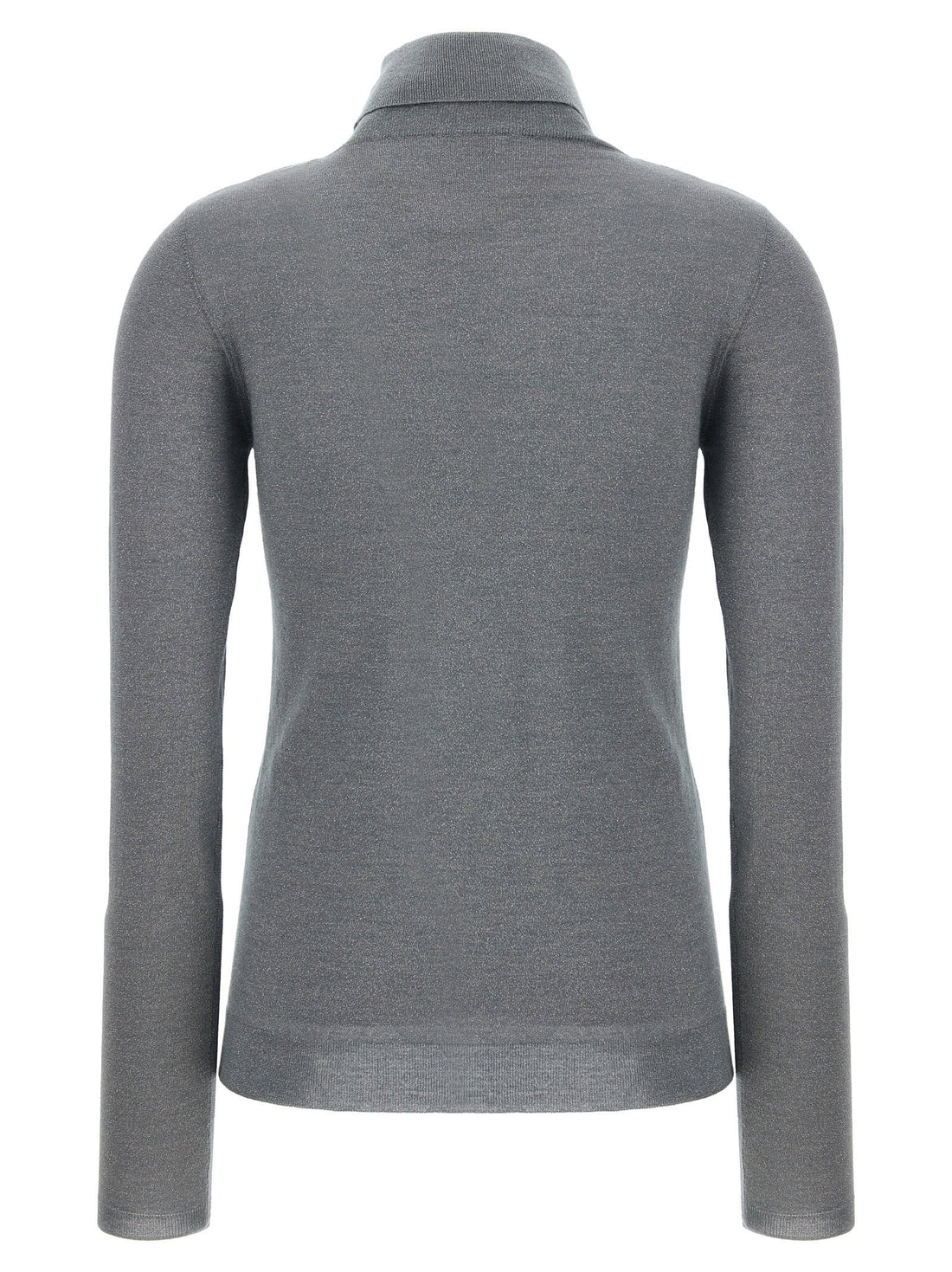 Brunello Cucinelli Sparkling Turtleneck Sweater Gray