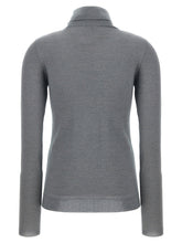 Brunello Cucinelli Sparkling Turtleneck Sweater Gray